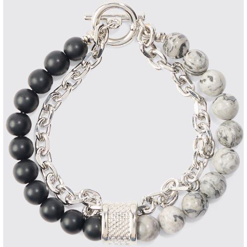 Bracelet en perle épaisse - ONE SIZE - Boohooman - Modalova