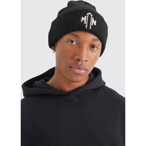 Bonnet en crochet à écusson - MAN - ONE SIZE - Boohooman - Modalova