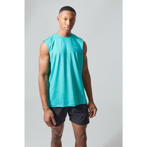 Ensemble à imprimé camouflage avec débardeur et short - MAN Active - XS - Boohooman - Modalova