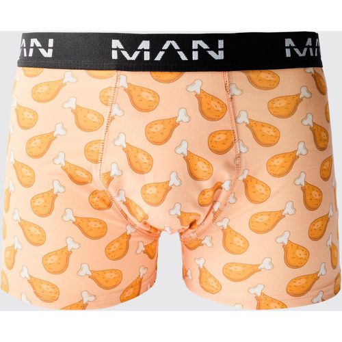 Boxer à imprimé cuisses de poulet - MAN - XS - Boohooman - Modalova