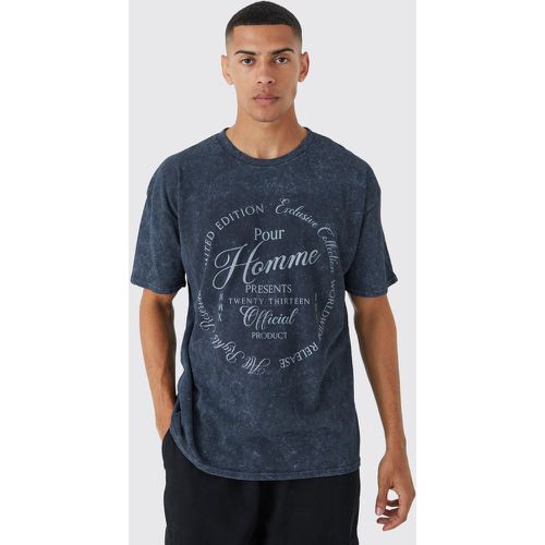 T-shirt oversize surteint - Boohooman - Modalova