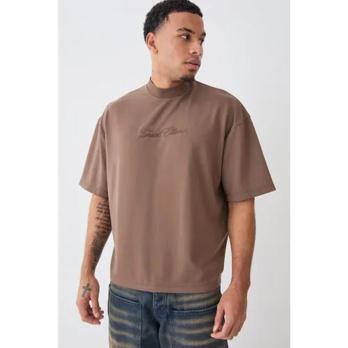 T-shirt oversize premium super épais - L - Boohooman - Modalova