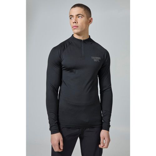 Sweat à capuche de sport zippé - Active - XL - Boohooman - Modalova