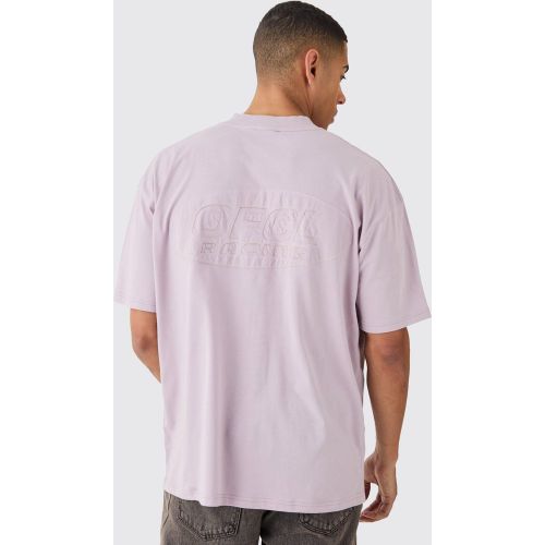 T-shirt oversize à bords bruts - M - Boohooman - Modalova