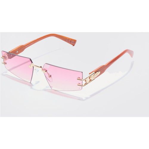 Lunettes de soleil sans monture - ONE SIZE - Boohooman - Modalova