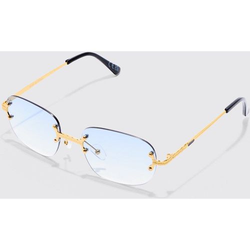 Lunettes de soleil sans monture - ONE SIZE - Boohooman - Modalova