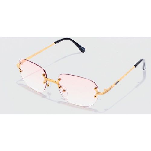 Lunettes de soleil sans monture - ONE SIZE - Boohooman - Modalova