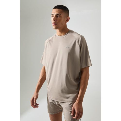 T-shirt de sport oversize à manches raglan - MAN Active - Boohooman - Modalova