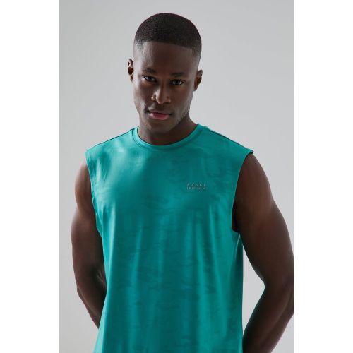 Débardeur à imprimé camouflage - MAN Active - XS - Boohooman - Modalova