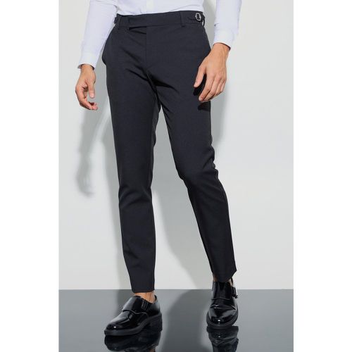 Pantalon de tailleur effet laine - 32 - Boohooman - Modalova