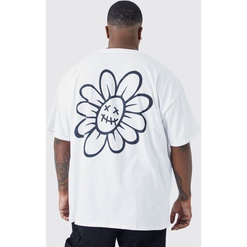 Grande taille - T-shirt oversize à imprimé fleuri - - XXXL - Boohooman - Modalova