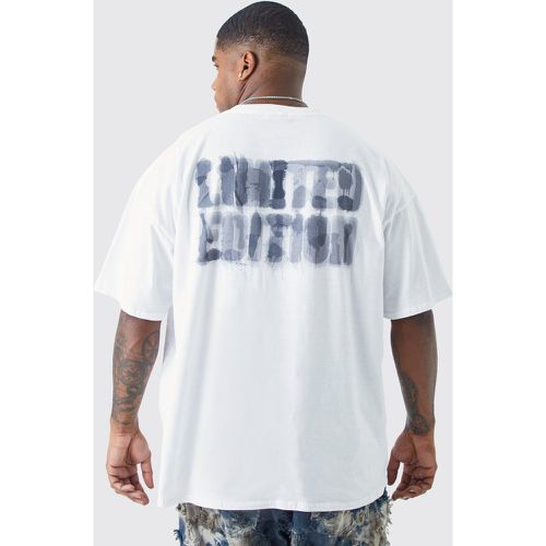 Grande taille - T-shirt oversize imprimé - Limited Edition - - XXXL - Boohooman - Modalova