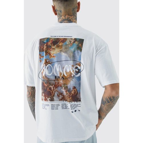 Tall - T-shirt oversize imprimé Renaissance - Boohooman - Modalova