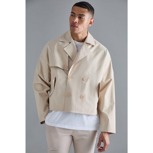 Trench court croisé - S - Boohooman - Modalova