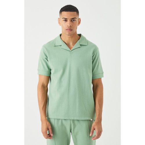 Polo basique à surpiqûres - MAN - S - Boohooman - Modalova