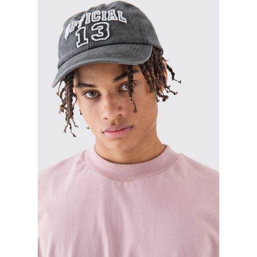 Official Embroidered Washed Cap - Boohooman - Modalova