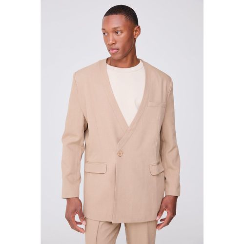 Blazer croisé droit - 40 - Boohooman - Modalova