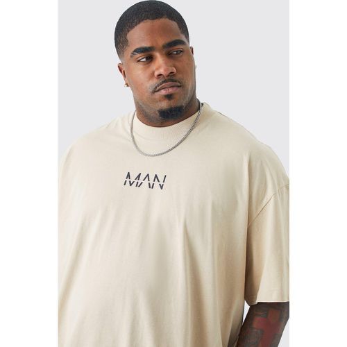 Grande taille - T-shirt oversize à col montant - MAN - - XXXL - Boohooman - Modalova