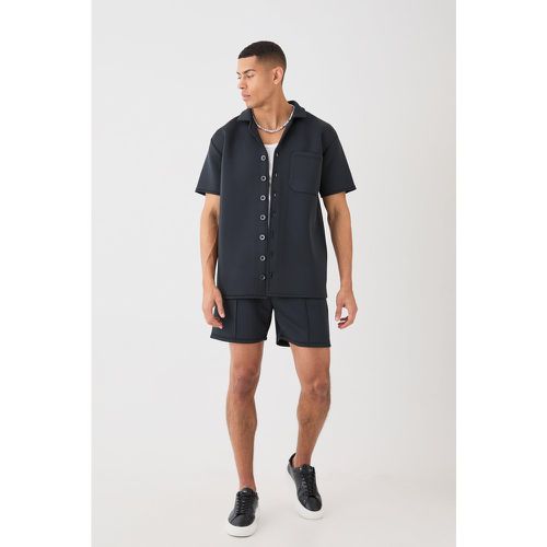 Ensemble oversize avec chemise et short - S - Boohooman - Modalova