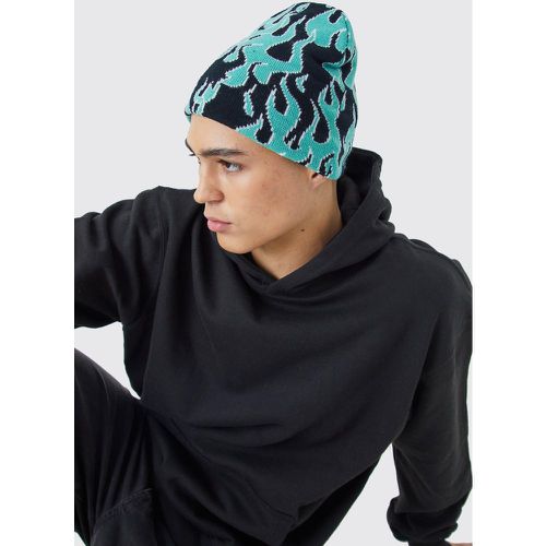 Bonnet à imprimé flammes - ONE SIZE - Boohooman - Modalova