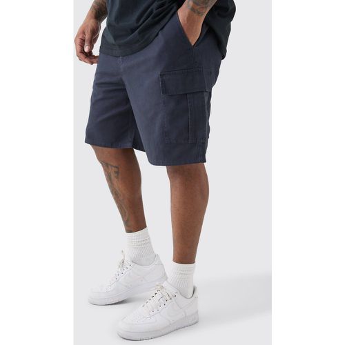 Grande taille - Short cargo large à taille élastiquée - XXXL - Boohooman - Modalova