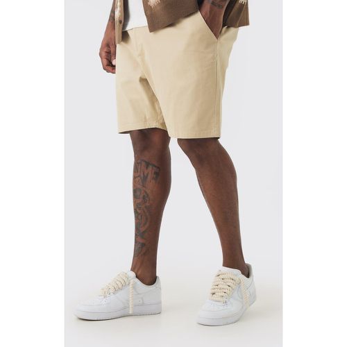 Grande taille - Short chino skinny à taille fixe - 40 - Boohooman - Modalova