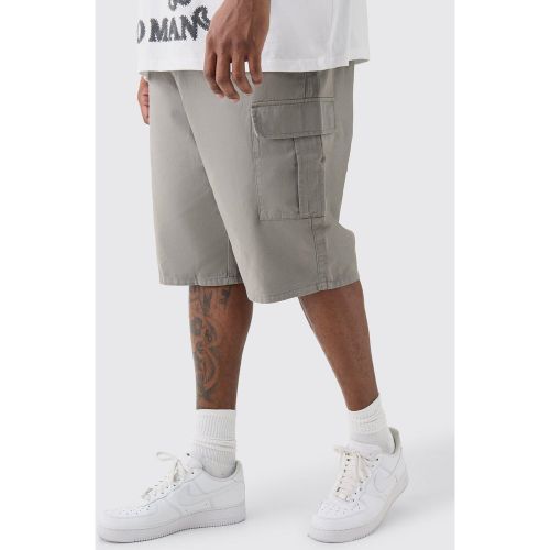 Grande taille - Short cargo large à taille élastiquée - XXXL - Boohooman - Modalova
