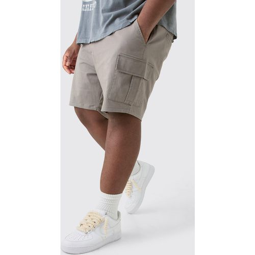 Grande taille - Short cargo à taille fixe - 40 - Boohooman - Modalova