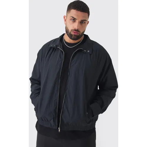 Grande taille - Veste légère zippée à col montant - XXXL - Boohooman - Modalova