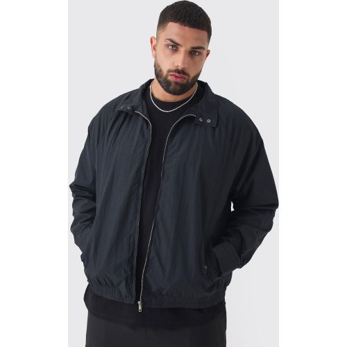 Grande taille - Veste légère zippée à col montant - XXXXL - Boohooman - Modalova