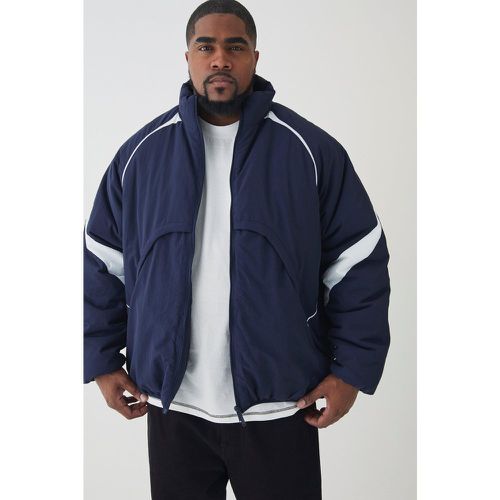 Grande taille - Parka à col cheminée homme - XXXL - Boohooman - Modalova