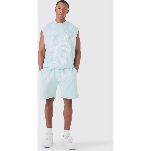 Ensemble oversize avec débardeur et short - Official - S - Boohooman - Modalova