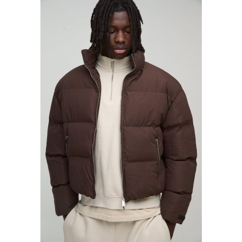 Doudoune oversize à col montant - MAN - L - Boohooman - Modalova