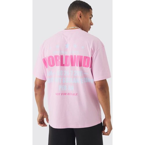 T-shirt oversize à col montant - L - Boohooman - Modalova