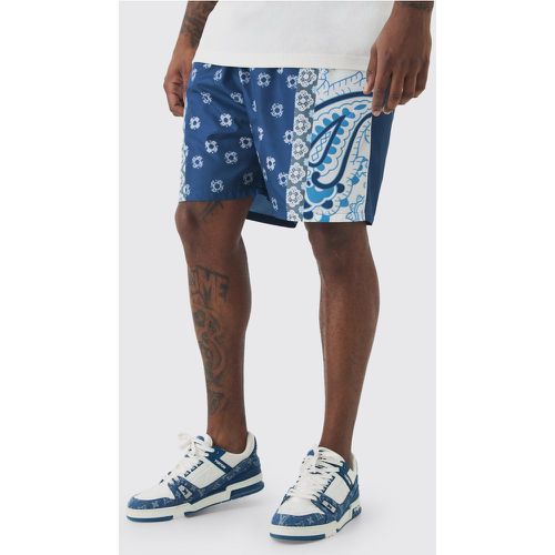 Grande taille - Short de bain à imprimé bandana - XXL - Boohooman - Modalova