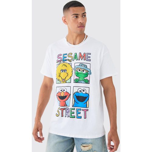 Oversized Sesame Street License T-shirt - Boohooman - Modalova