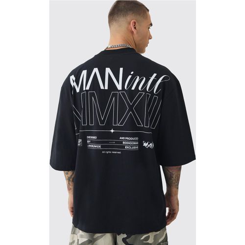 T-shirt oversize imprimé - S - Boohooman - Modalova