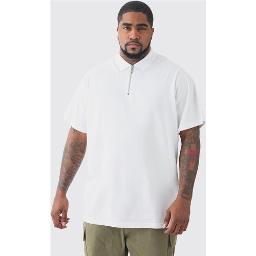 Grande taille - Polo piqué à manches courtes - XXL - Boohooman - Modalova