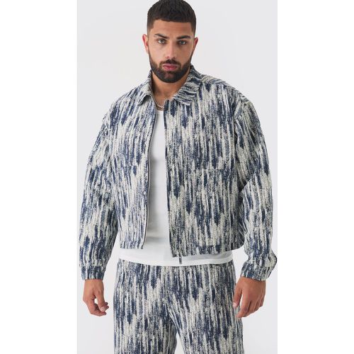 Grande taille - Veste oversize en jean homme - XXXL - Boohooman - Modalova