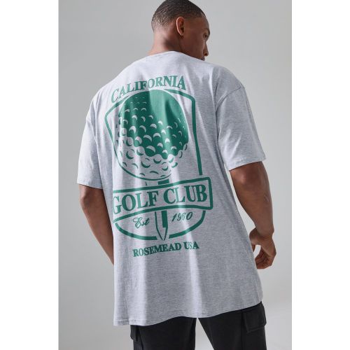 T-shirt de sport oversize à slogan Golf Club - MAN Active - XL - Boohooman - Modalova