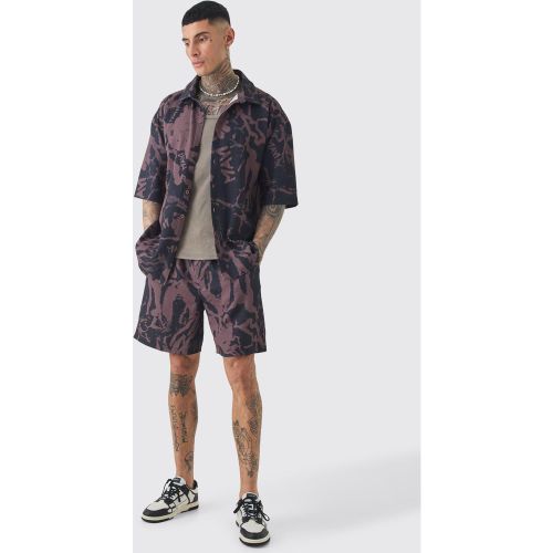 Tall - Ensemble oversize à manches courtes et short - S - Boohooman - Modalova