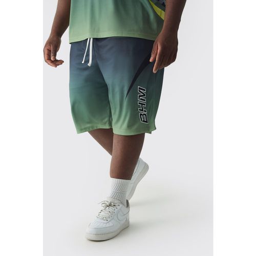 Grande taille - Bermuda en mesh à imprimé basket - XXXL - Boohooman - Modalova