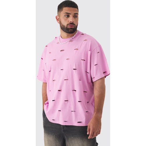 Grande taille - T-shirt oversize déchiré - XXXL - Boohooman - Modalova