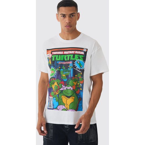 Oversized Ninja Turtles Comic License T-shirt - Boohooman - Modalova