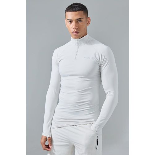 Top de sport zippé - MAN Active homme - L - Boohooman - Modalova