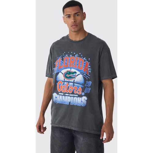 Oversized Florida Gators License T-shirt - Boohooman - Modalova