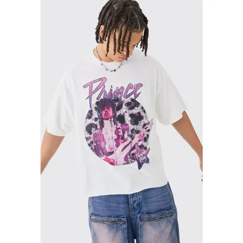 T-shirt oversize à imprimé Prince - L - Boohooman - Modalova