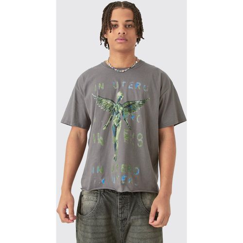 T-shirt oversize à imprimé Nirvana - S - Boohooman - Modalova