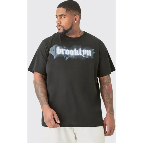 Plus Brooklyn T-shirt In Black - - XXXL - Boohooman - Modalova