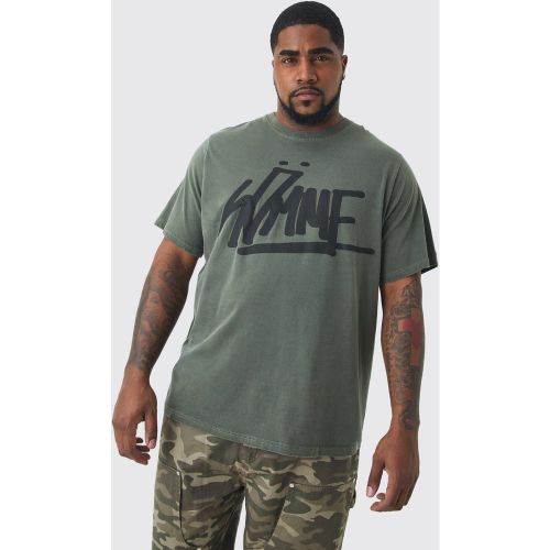 Grande taille - T-shirt à imprimé graffiti - XXXL - Boohooman - Modalova